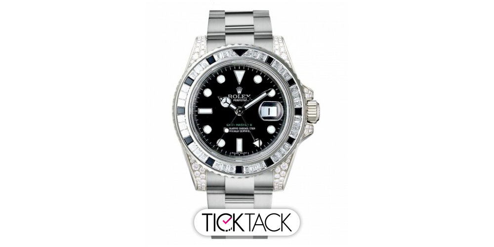 گران قیمت ترین ساعت مچی رولکس - Rolex GMT-Master II with sapphires and diamonds