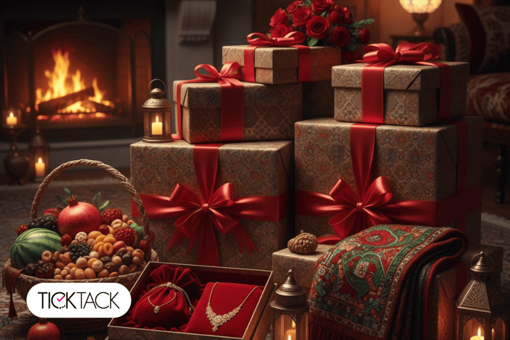 خرید هدیه شب یلدا ۱۴۰۴ برای عروس | تیک تاک گالری