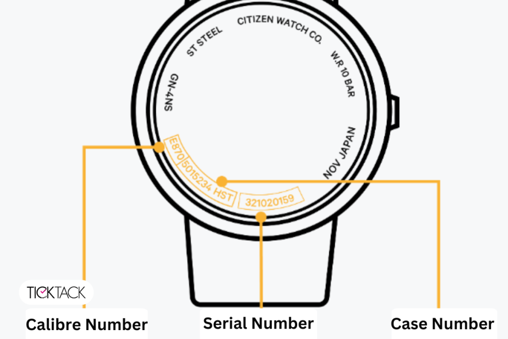 شماره سریال ساعت سیتیزن | تیک تاک گالری