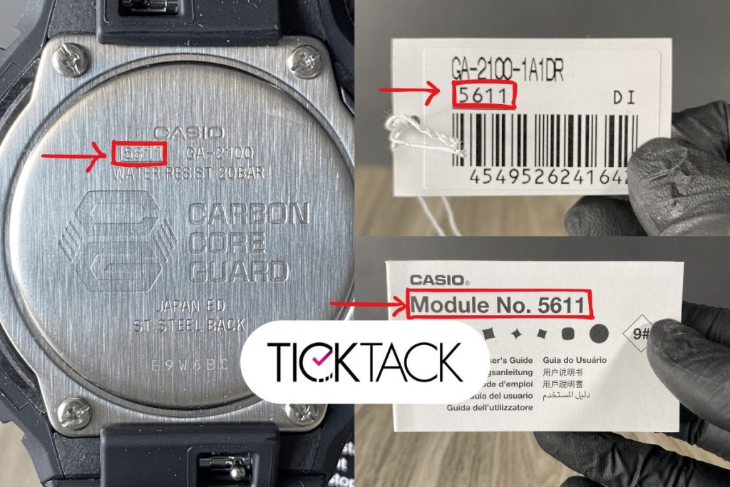 هماهنگی کد مدل ساعت کاسیو جی شاک | تیک تاک گالری