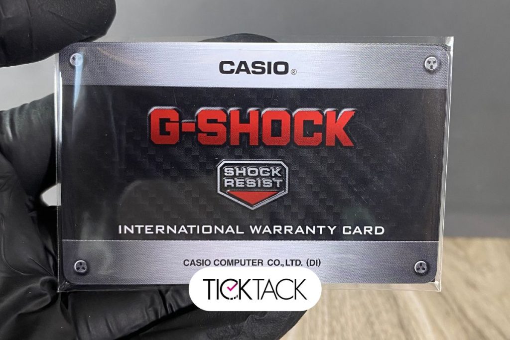 کارت گارانتی کاسیو اصل | تیک تاک گالری