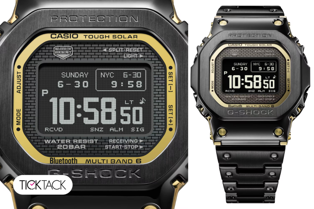 صفحه ساعت جی شاک سری GMW-BZ5000 رنگ مشکی | تیک تاک گالری