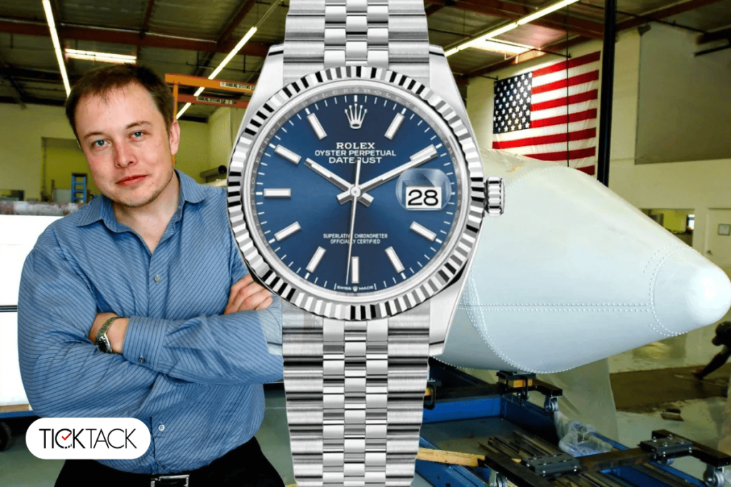 ساعت رولکس ایلان ماسک مدل دیت جاست | تیک تاک گالری