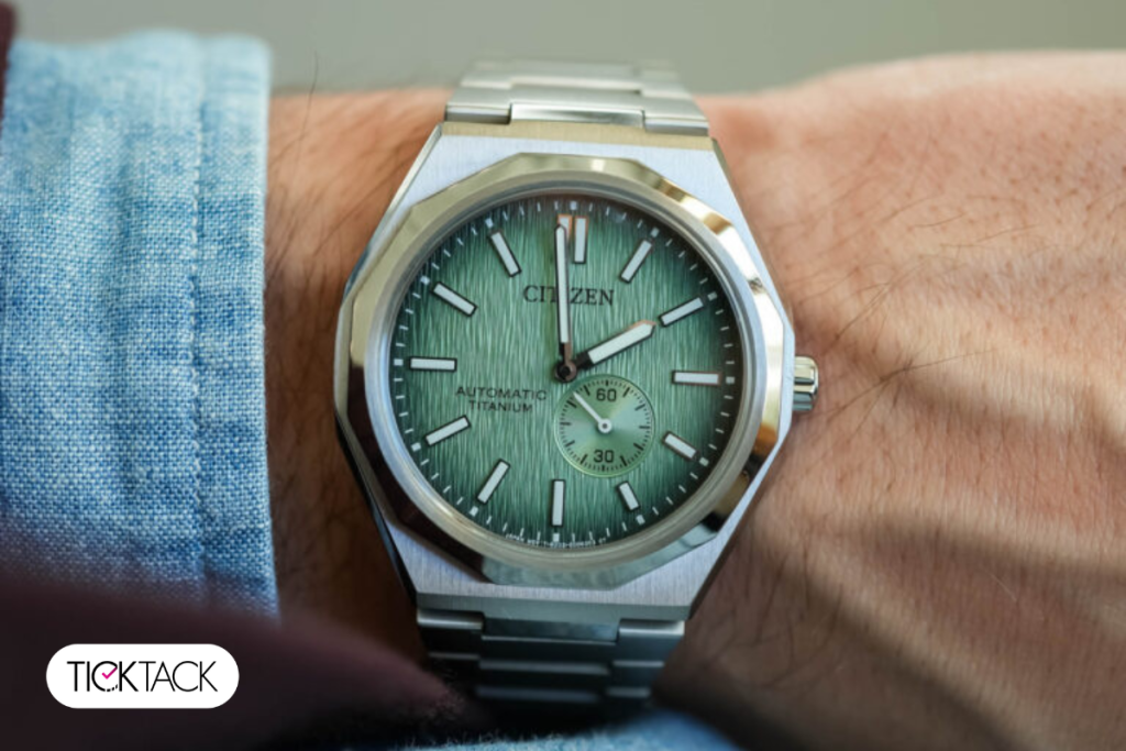 ساعت سیتیزن زنشین ۶۰ صفحه سبز | تیک تاک گالری