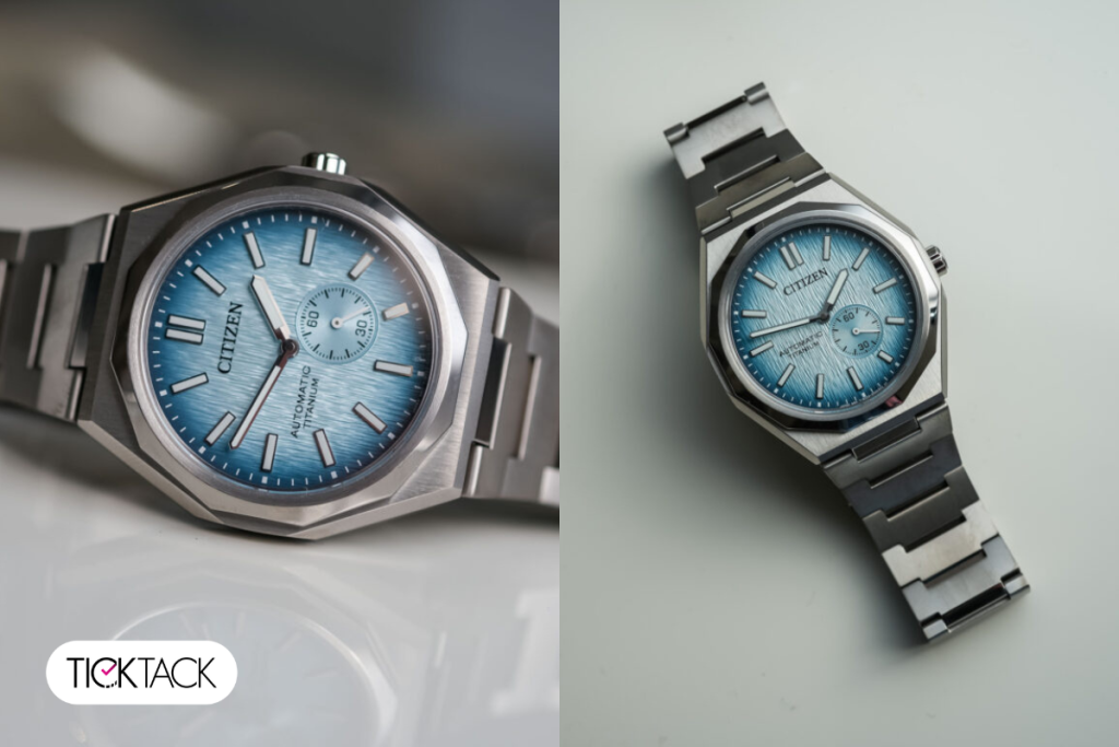 ساعت سیتیزن زنشین ۶۰ صفحه آبی روشن | تیک تاک گالری