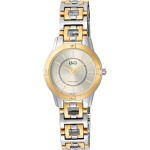 ساعت مچی زنانه اصل | برند کیو اند کیو | مدل F18A-005PY