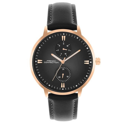ساعت مچی مردانه اصل | برند فرنچ کانکشن | مدل FCN066RBL