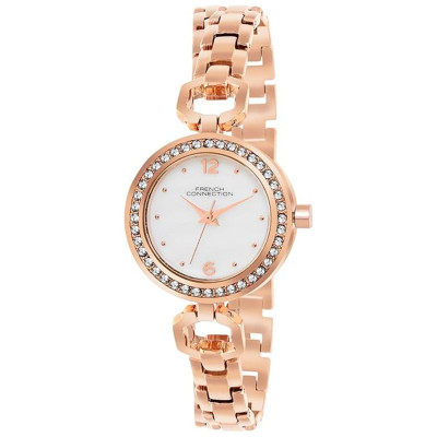 ساعت مچی زنانه اصل | برند فرنچ کانکشن | مدل FCN079SRGM