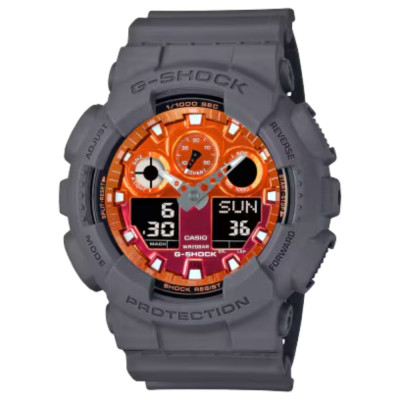 ساعت مچی مردانه اصل | برند کاسیو | مدل GA-100FL-8ADR
