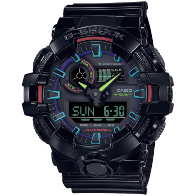 ساعت مچی مردانه اصل | برند کاسیو | مدل GA-700RGB-1ADR