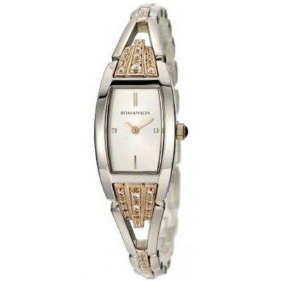 ساعت مچی زنانه اصل | برند رومانسون | مدل RM2651QL1CA11G-W