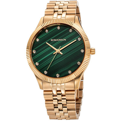 ساعت مچی زنانه اصل | برند رومانسون | مدل RM4BF511LLRREC6R-GREEN