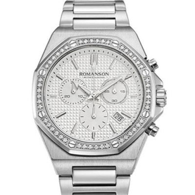 ساعت مچی مردانه اصل | برند رومانسون | مدل RM4BS003QMWWA12W-W