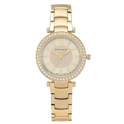 ساعت مچی زنانه اصل | برند رومانسون | مدل RM6A03QLGGA8R1
