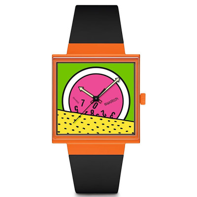 ساعت مچی زنانه اصل | برند سواچ | مدل SO34Z101