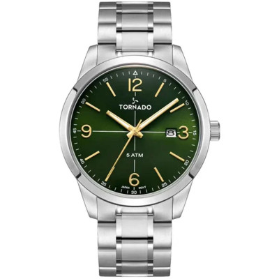 ساعت مچی مردانه اصل | برند تورنادو | مدل T24007-SBSH