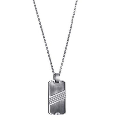 گردنبند مردانه اصل | برند تایم فورس | مدل TS5023CS