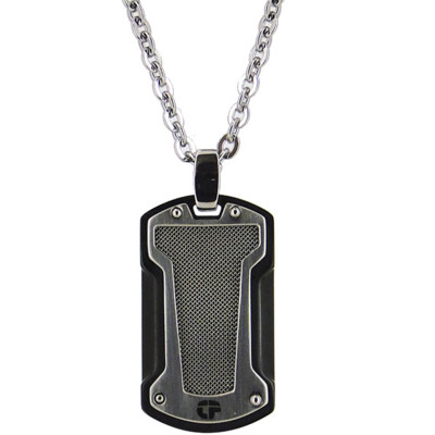 گردنبند مردانه اصل | برند تایم فورس | مدل TS5074CS