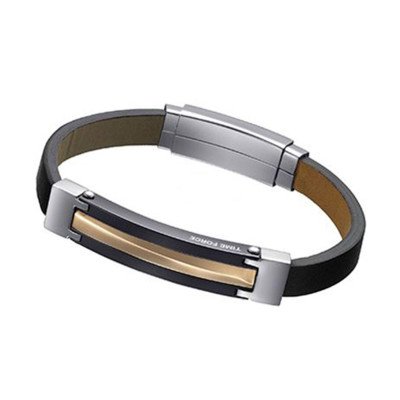 دستبند مردانه اصل | برند تایم فورس | مدل TS5107BL23