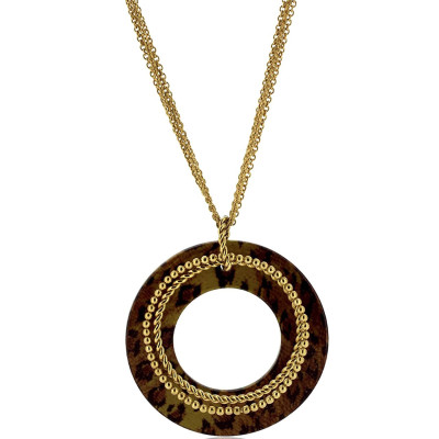 گردنبند زنانه اصل | برند تایم فورس | مدل TS5123CLE