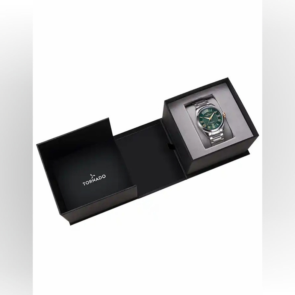 ساعت مچی مردانه اصل | برند تورنادو | مدل T8007-SBSHG