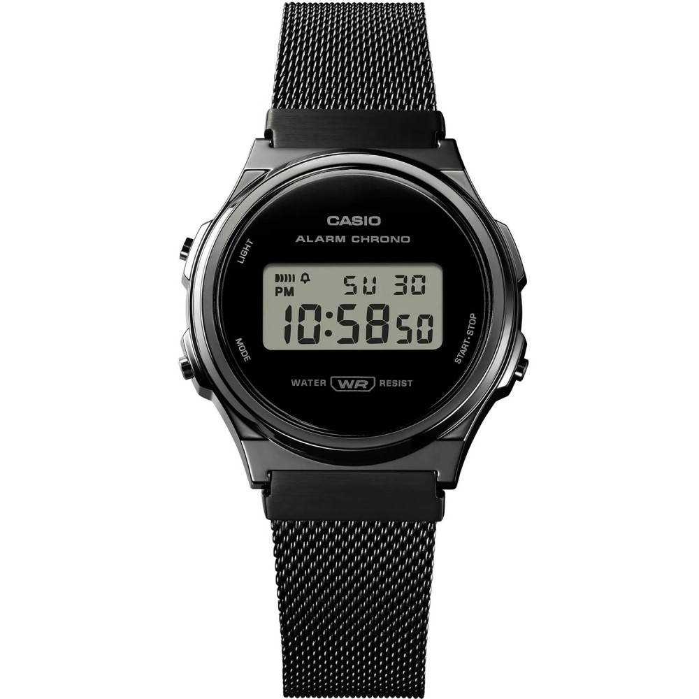 Casio black sales women's watch