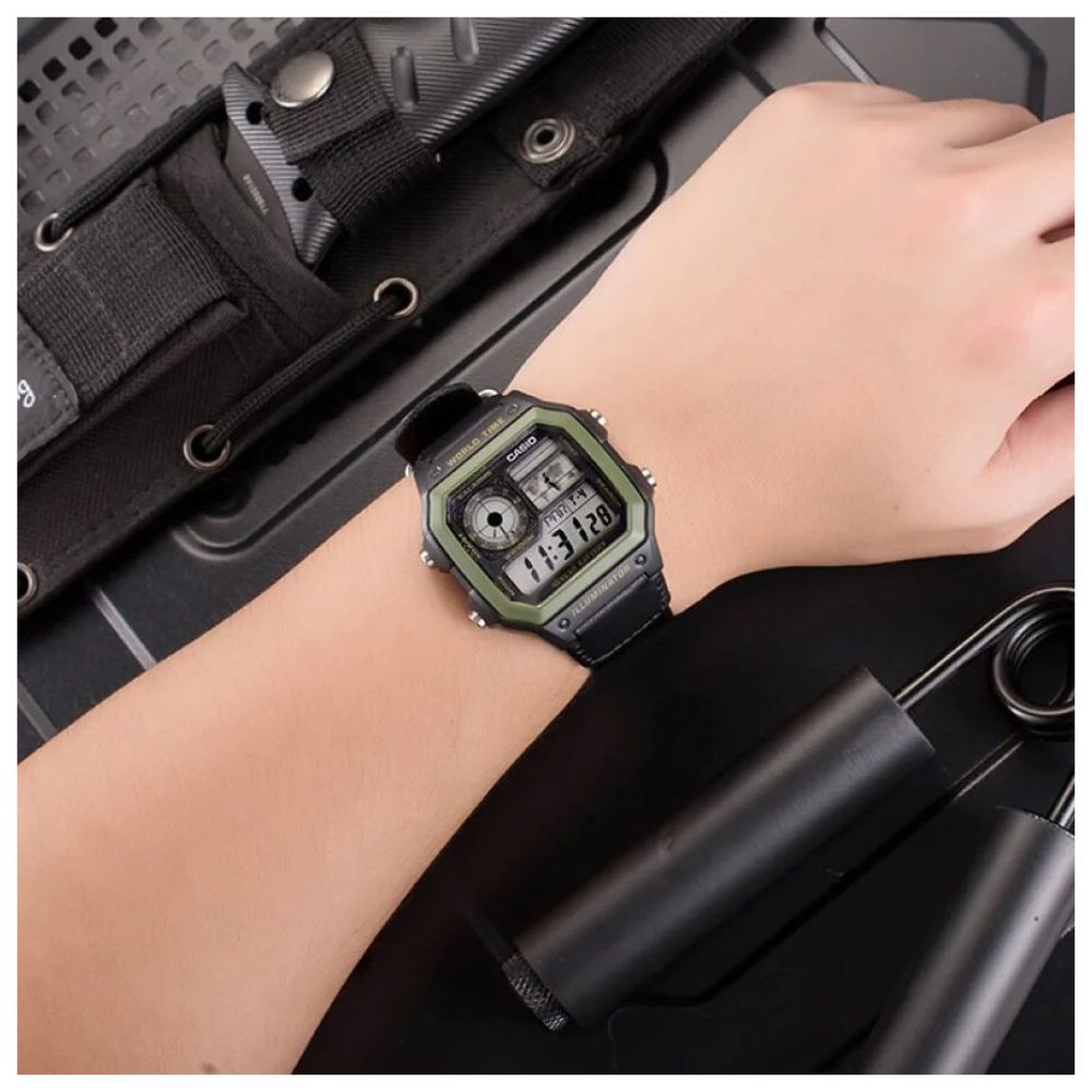 ساعت مچی مردانه اصل | برند کاسیو | مدل AE-1200WHB-1BVDF