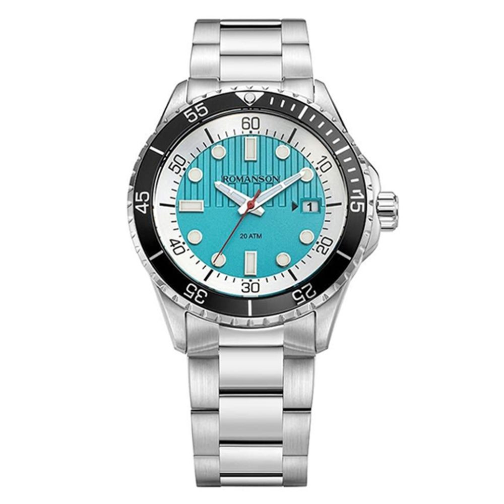 ساعت مچی مردانه اصل | برند رومانسون | مدل AM4BS001MMWWAM2W-MINT