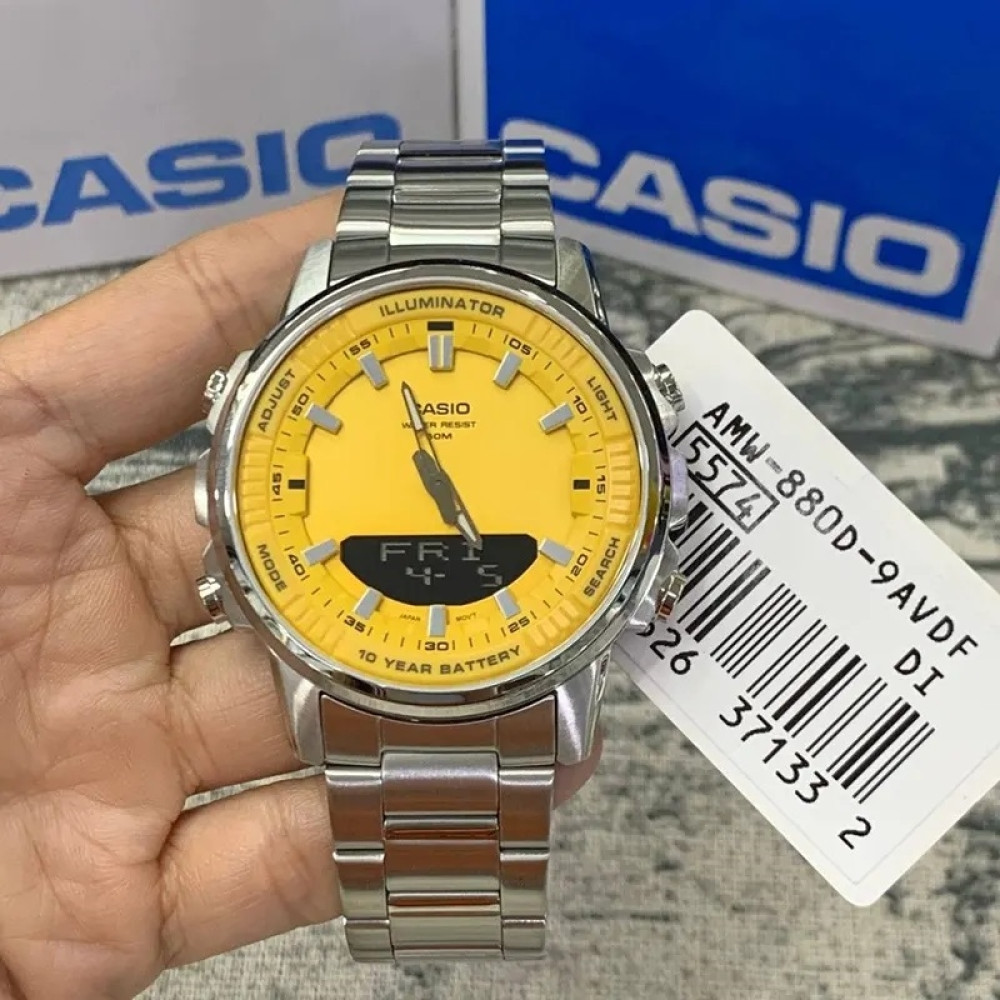 ساعت مچی مردانه اصل | برند کاسیو | مدل AMW-880D-9AVDF