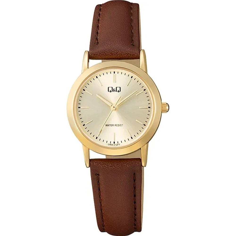 ساعت مچی زنانه اصل | برند کیو اند کیو | مدل C40A-012PY