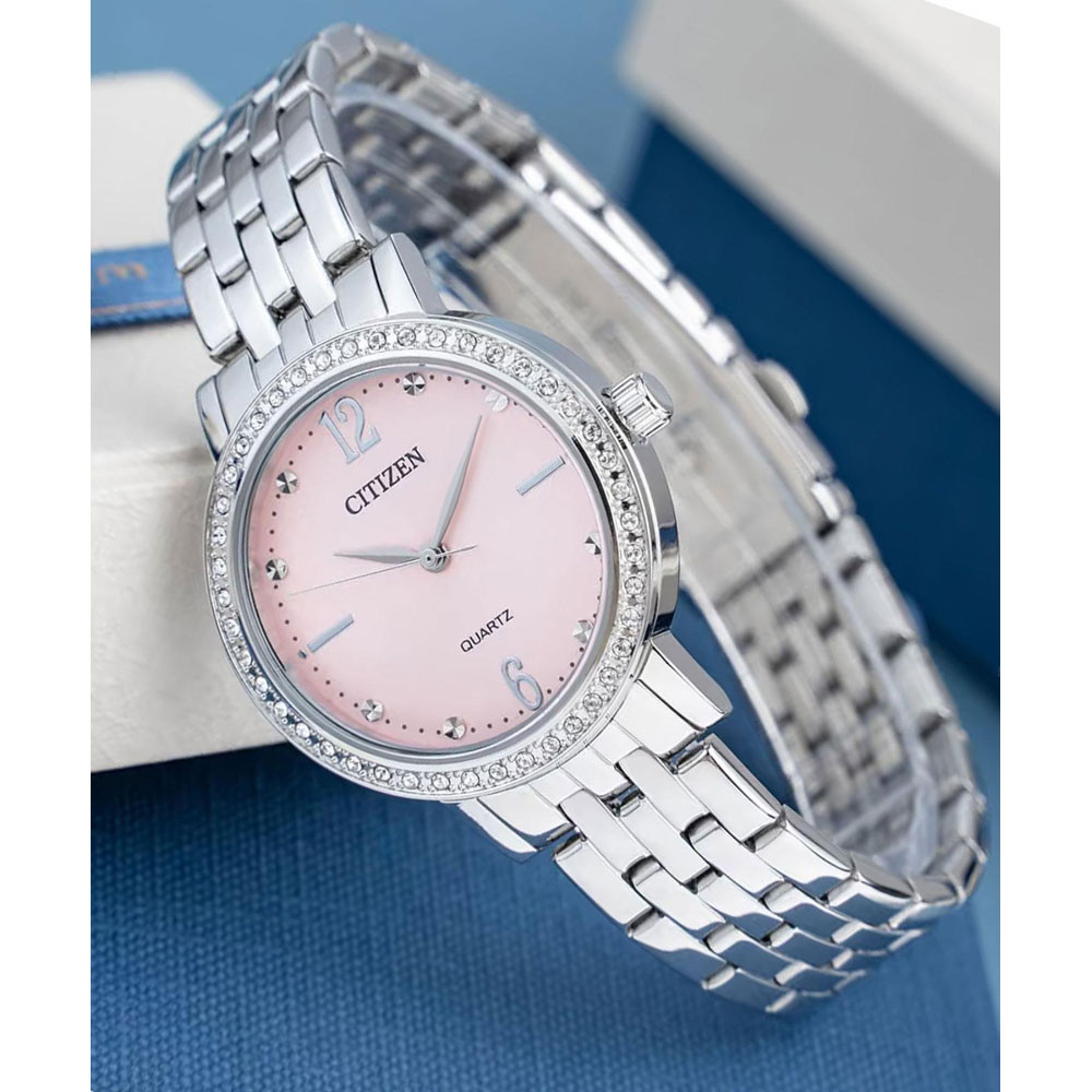 ساعت مچی زنانه اصل | برند سیتیزن | مدل EL3100-55W