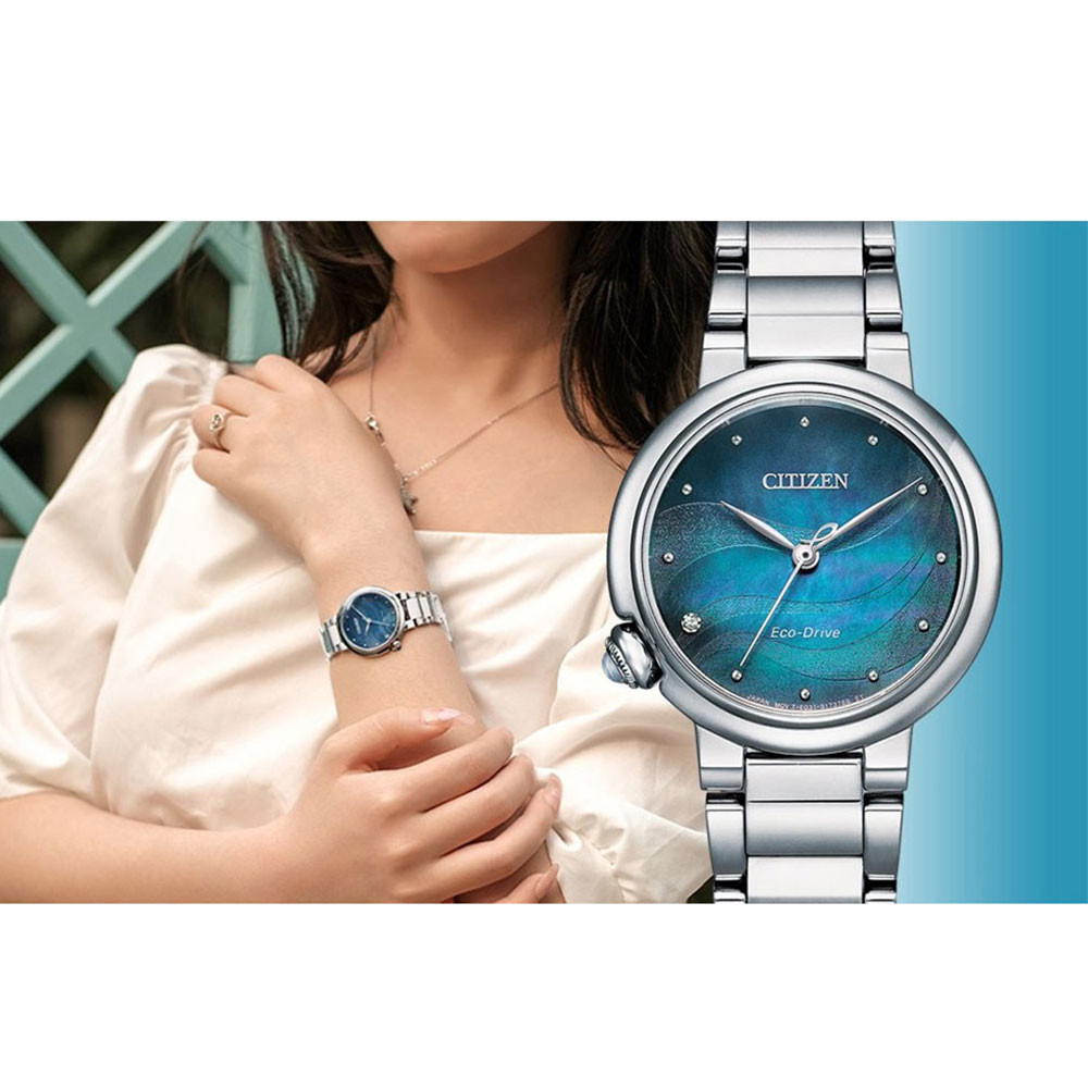 ساعت مچی زنانه اصل | برند سیتیزن | مدل EM0910-80N
