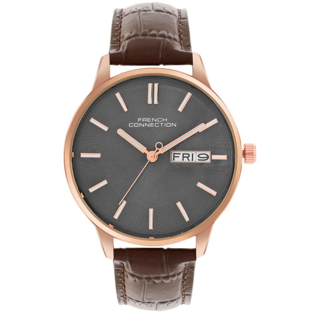 ساعت مچی مردانه اصل | برند فرنچ کانکشن | مدل FCN065BL