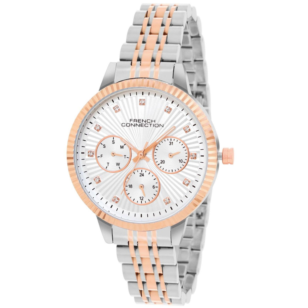 ساعت مچی زنانه اصل | برند فرنچ کانکشن | مدل FCN072SRTM