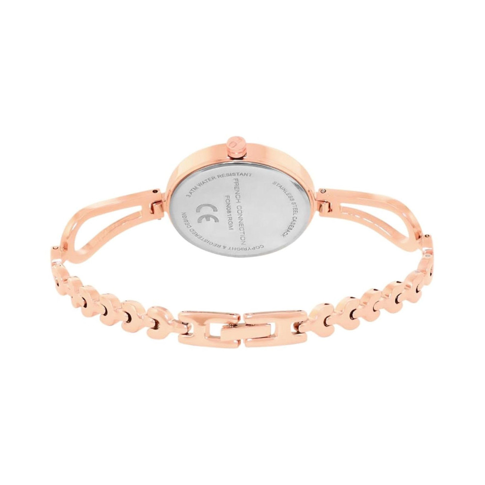 ساعت مچی زنانه اصل | برند فرنچ کانکشن | مدل FCN081RGM