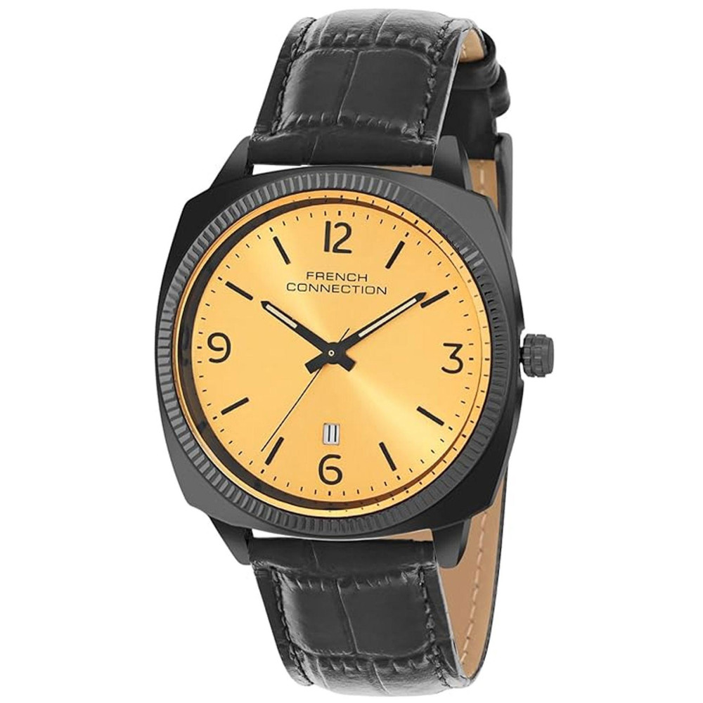 ساعت مچی مردانه اصل | برند فرنچ کانکشن | مدل FCN084BBL