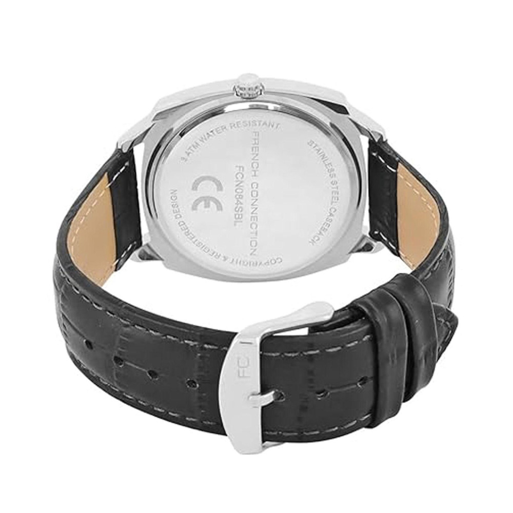 ساعت مچی مردانه اصل | برند فرنچ کانکشن | مدل FCN084SBL