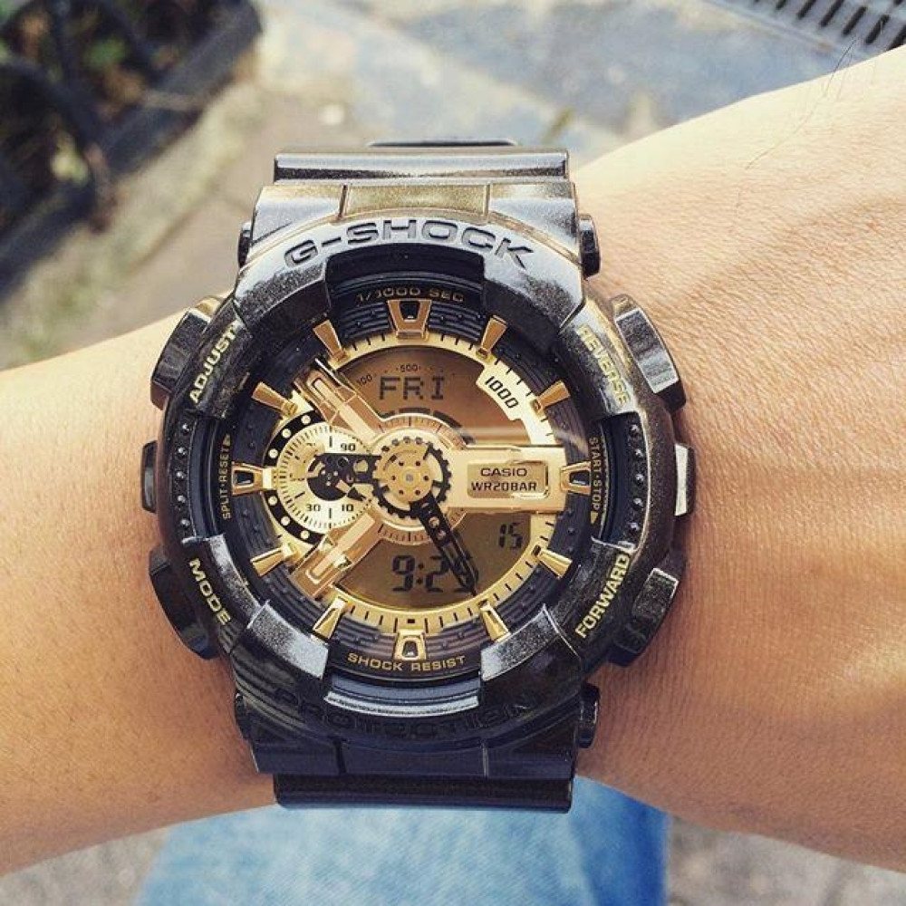 ساعت مچی مردانه اصل | برند کاسیو | مدل GA-110BR-5ADR