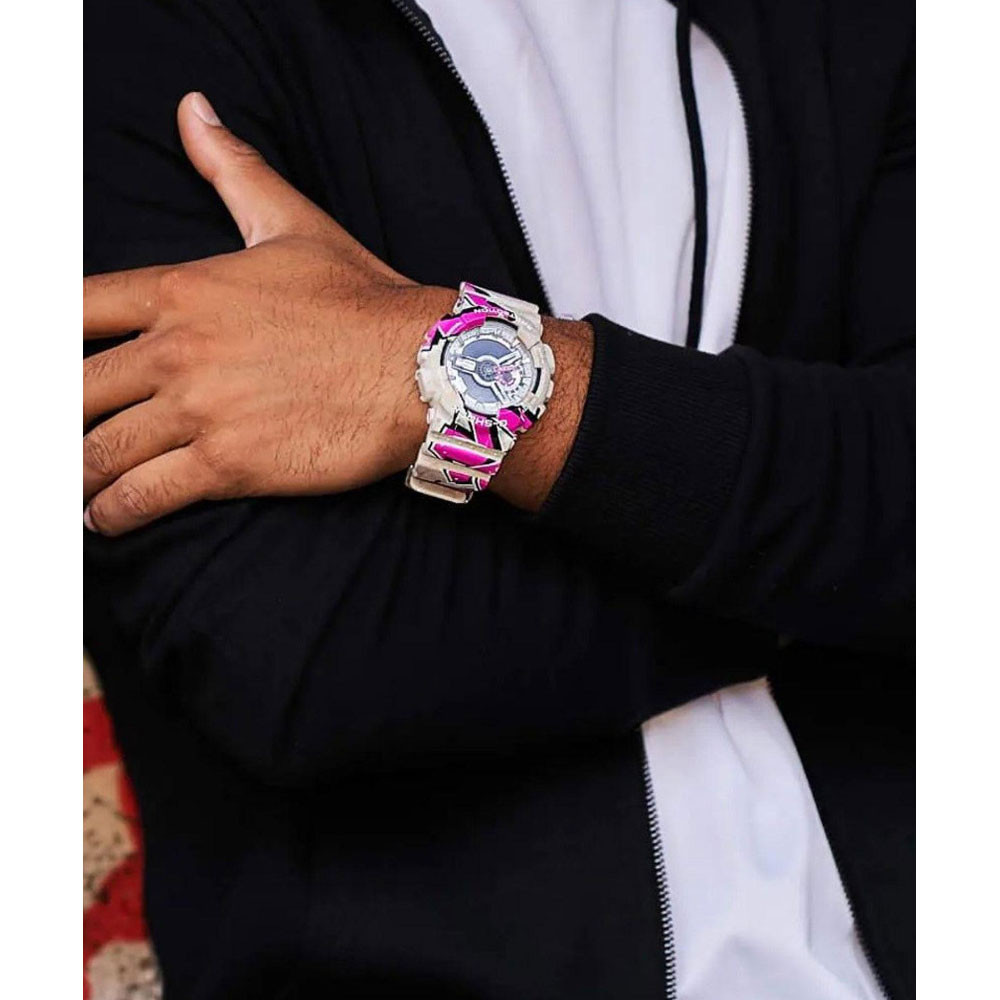 ساعت مچی مردانه اصل | برند کاسیو | مدل GA-110SS-1ADR