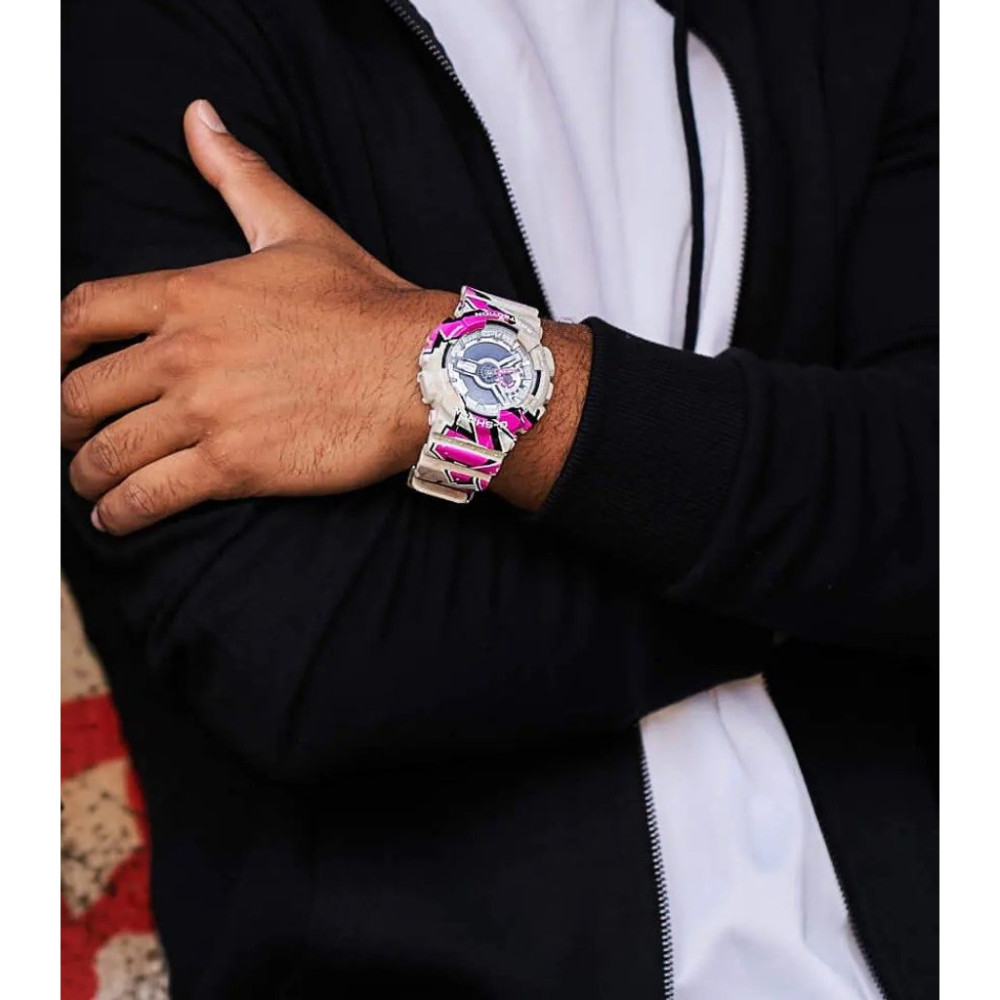 ساعت مچی مردانه اصل | برند کاسیو | مدل GA-110SS-1ADR