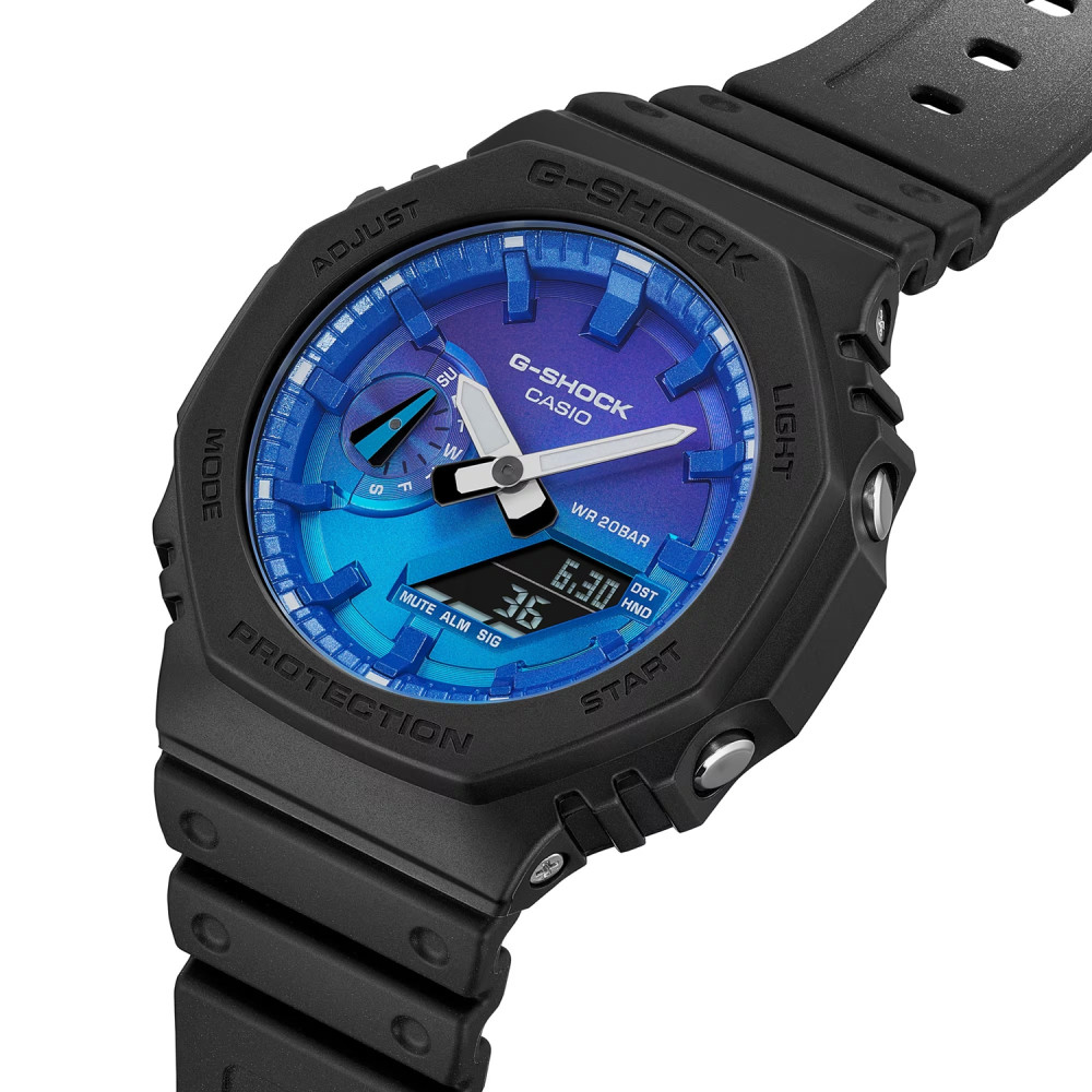 ساعت مچی مردانه اصل | برند کاسیو | مدل GA-2100FL-1ADR