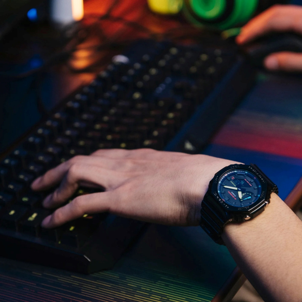ساعت مچی مردانه اصل | برند کاسیو | مدل GA-2100RGB-1ADR