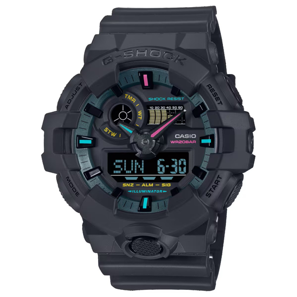 ساعت مچی مردانه اصل | برند کاسیو | مدل GA-700MF-1ADR
