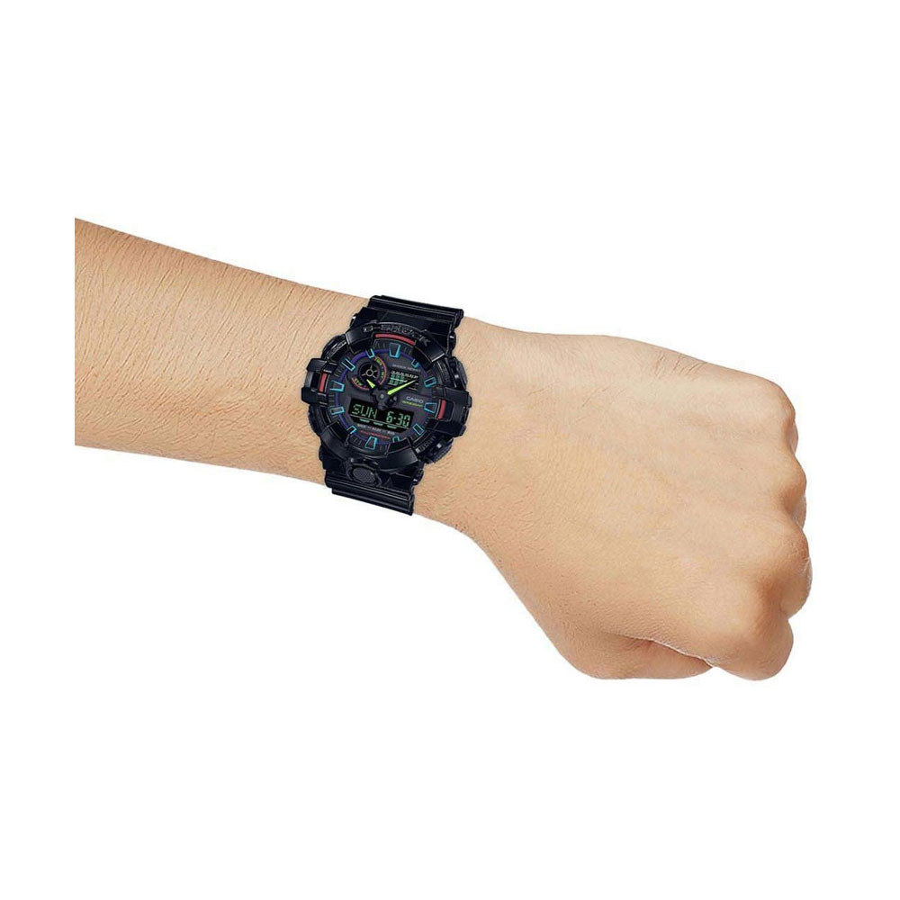 ساعت مچی مردانه اصل | برند کاسیو | مدل GA-700RGB-1ADR