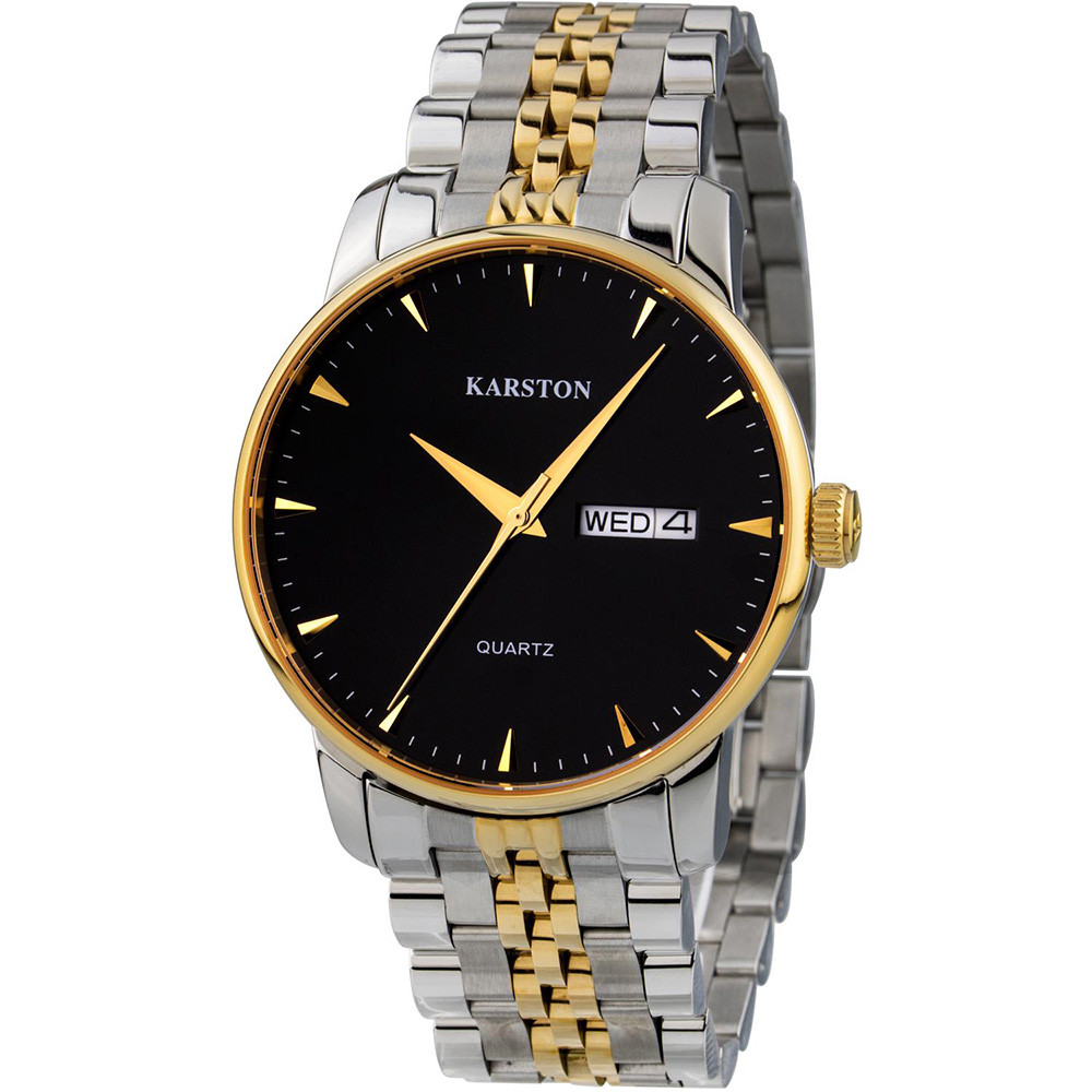 ساعت مچی مردانه اصل | برند کارستون | مدل K-9028GBK