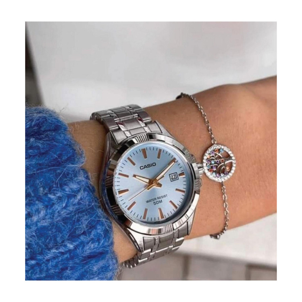 ساعت مچی زنانه اصل | برند کاسیو | مدل LTP-1308D-2AVDF