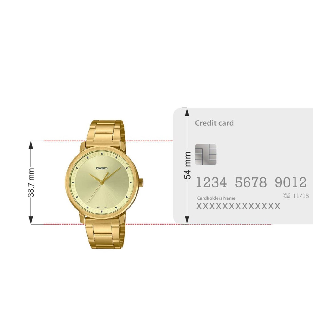 ساعت مچی زنانه اصل | برند کاسیو | مدل LTP-B115G-9EVDF