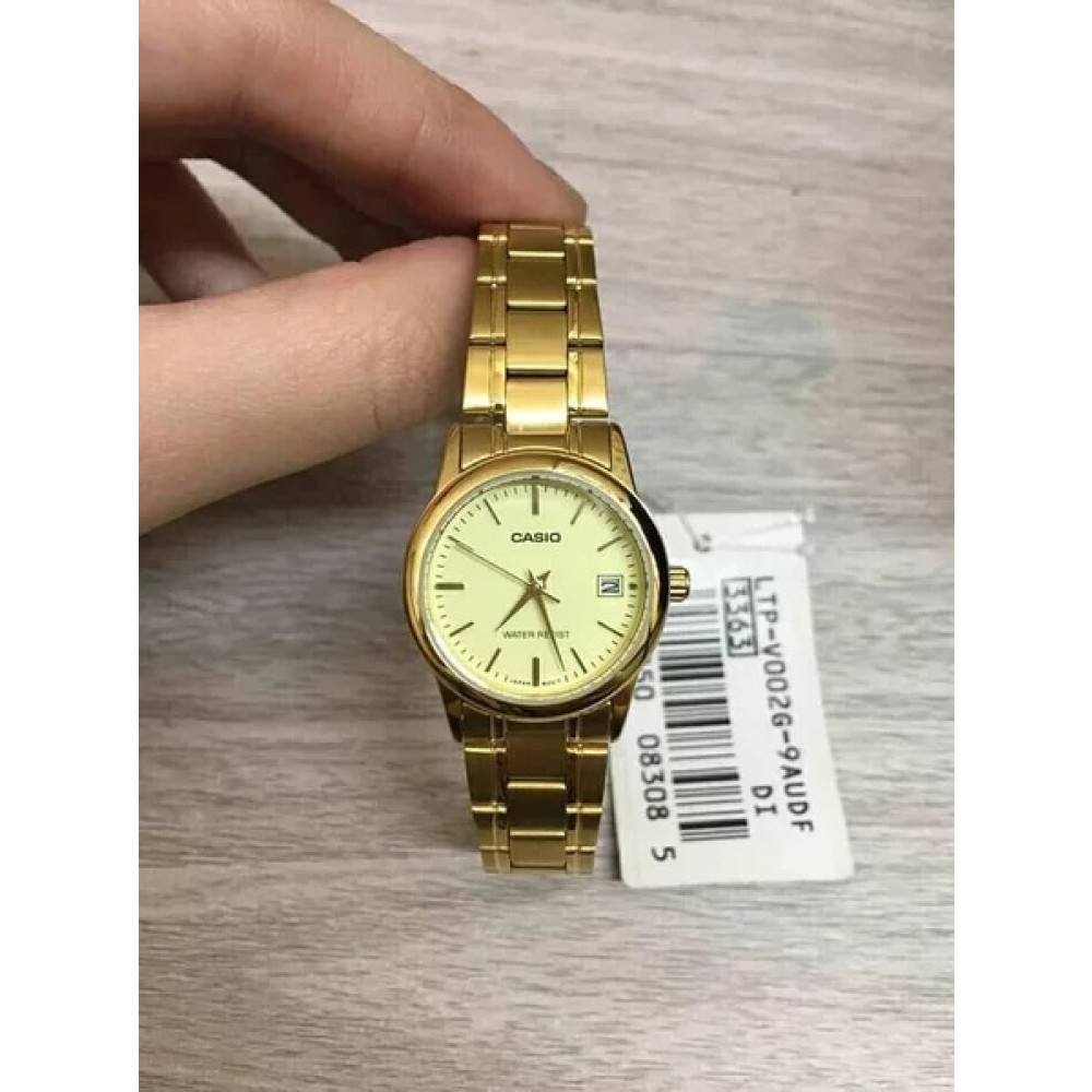 ساعت مچی زنانه اصل | برند کاسیو | مدل LTP-V002G-9AUDF