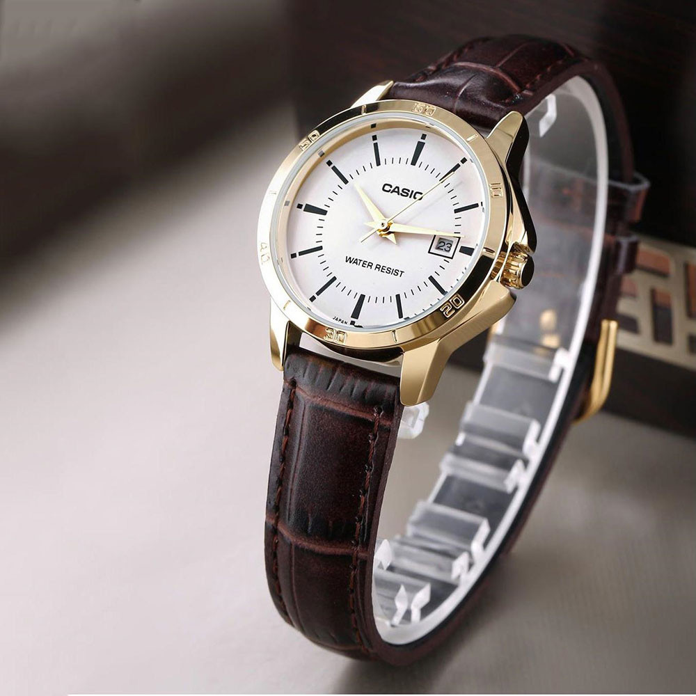 ساعت مچی زنانه اصل | برند کاسیو | مدل LTP-V004GL-7A