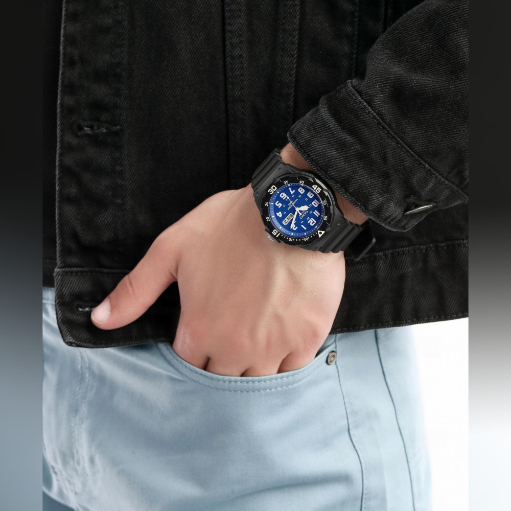 ساعت مچی مردانه اصل | برند کاسیو | مدل MRW-200H-2B2VDF